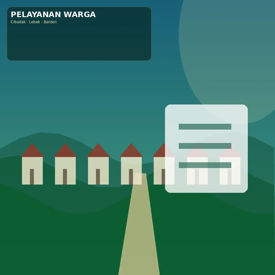 Ilustrasi pelayanan Desa Cibadak