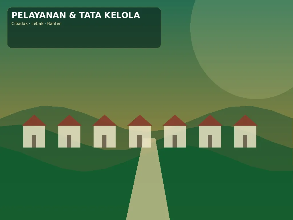 Ilustrasi Kesehatan & layanan dasar Desa Cibadak
